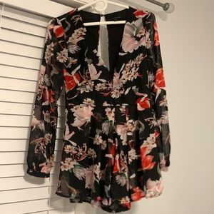 Romper medium size open back